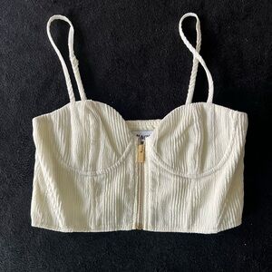 Princess Polly Cream Top